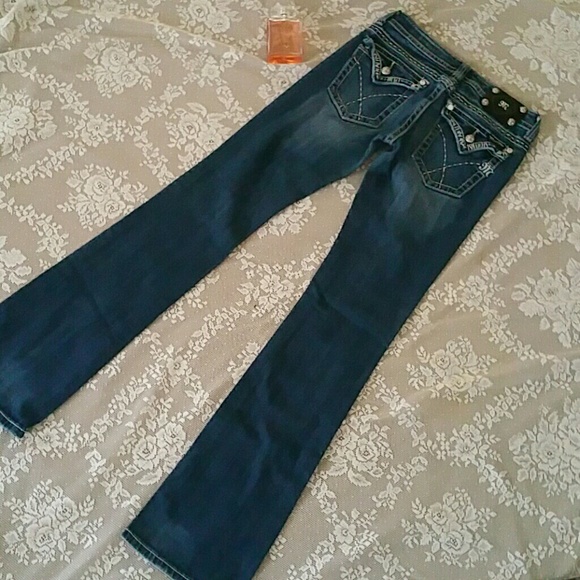 MISS ME BOOT FLAP POCKET denim jeans TALL - Picture 3 of 6